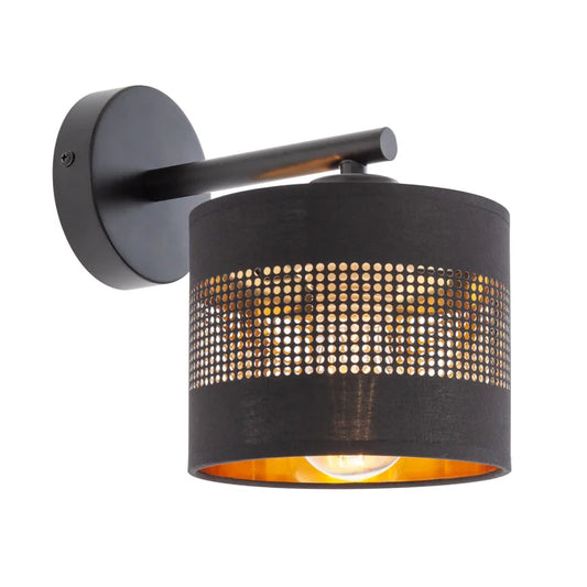 Aplica Flint, 1 x E27, negru, modern