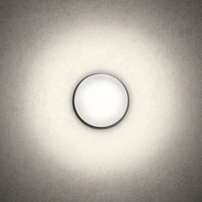Plafoniera / aplica exterior cu LED Urania, 10 W, 860 lm, lumina calda, antracit + opal, modern