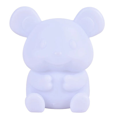 Veioza LED RGB Hoff Soricel, 7 moduri de iluminare, alb, modern