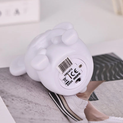 Veioza LED RGB Hoff Soricel, 7 moduri de iluminare, alb, modern