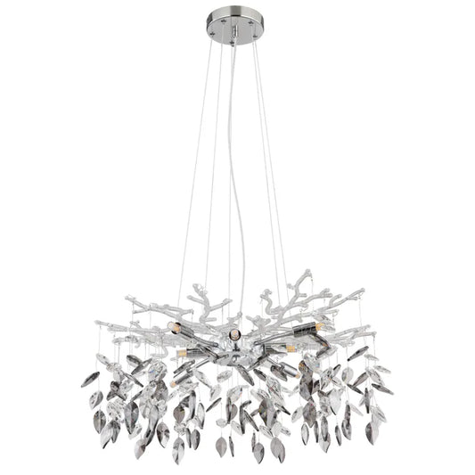 Pendul Danna, 8 x G9, crom, clasic