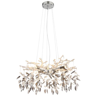 Pendul Danna, 8 x G9, crom, clasic