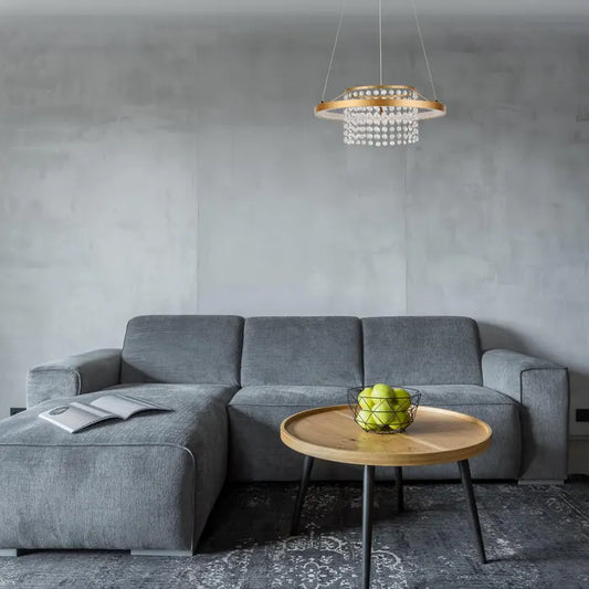 Pendul LED Special, 26 W, 1920 lm, lumina neutra, auriu, modern