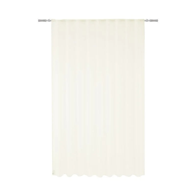 Perdea 300 x 260 cm Inspire Softy, model uni, cu rejansa si bride, crem