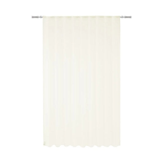 Perdea 300 x 260 cm Inspire Softy, model uni, cu rejansa si bride, crem