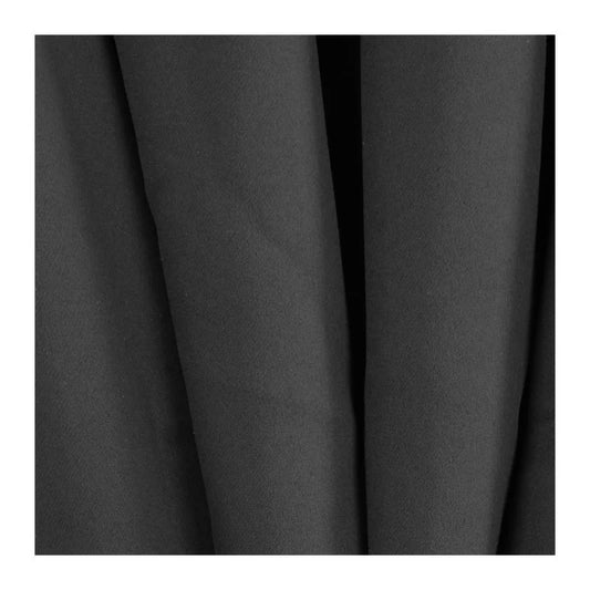 Draperie 140 x 245 cm Blackout Mia, cu inele, negru
