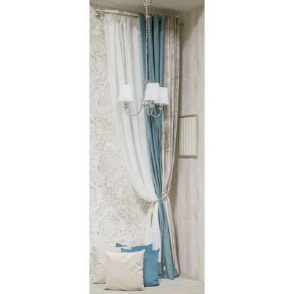 Perdea 300 x 260 cm Inspire Softy, model uni, cu rejansa si bride, crem