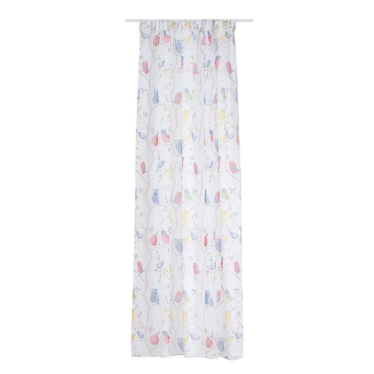 Perdea copii 300 x 245 cm Owl, model bufnite, cu rejansa, multicolor