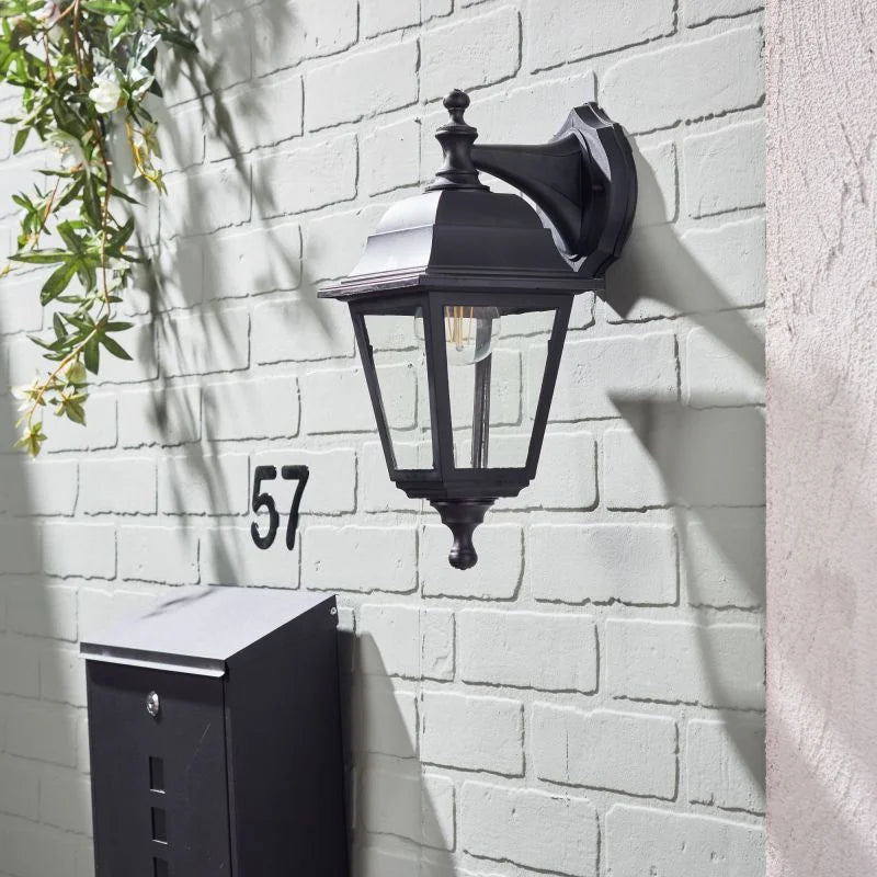 Aplica exterior Sima, 1 x E27, 25 W, IP44, negru