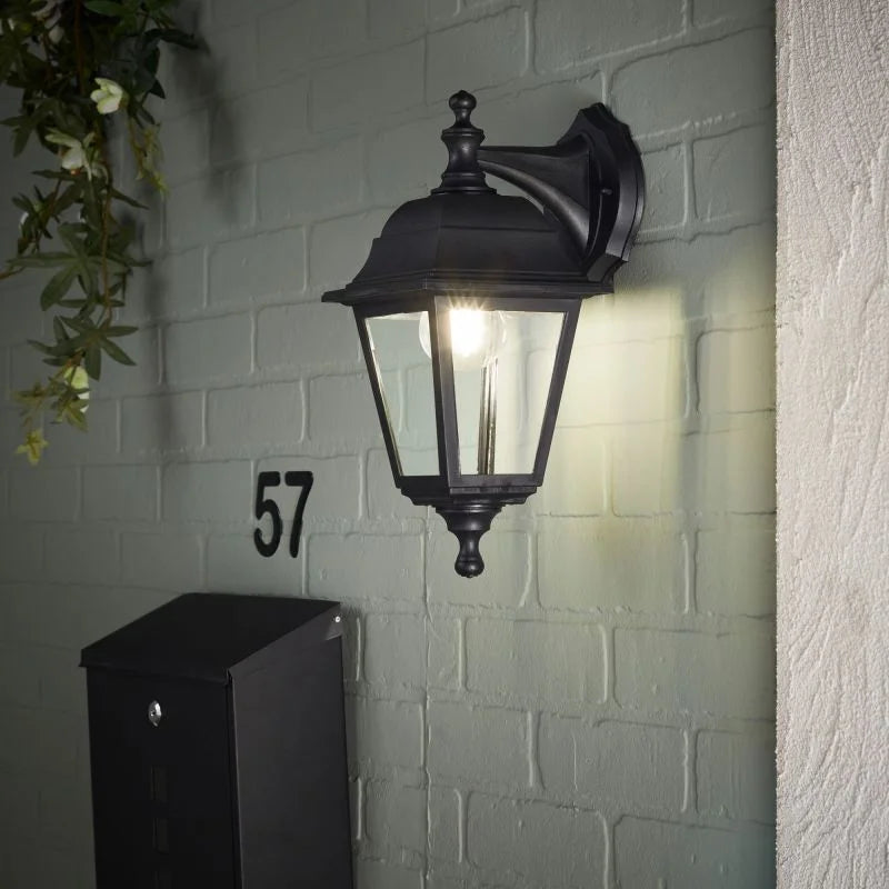 Aplica exterior Sima, 1 x E27, 25 W, IP44, negru