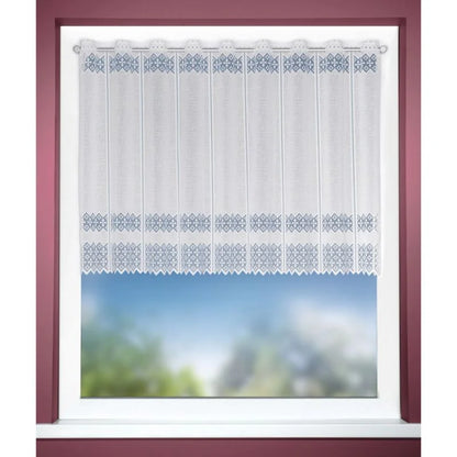 Perdea bucatarie 140 x 75 cm Bruck, alb