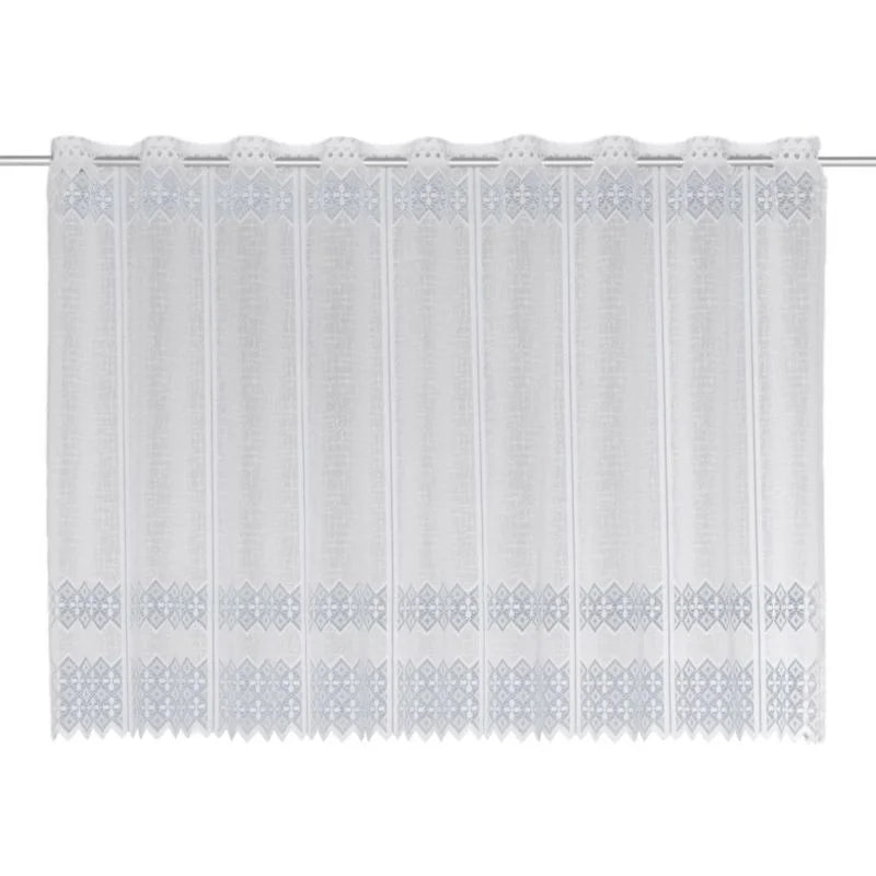 Perdea bucatarie 140 x 75 cm Bruck, alb