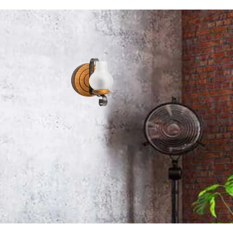 Aplica 1 x E14, 40 W, lemn, maro