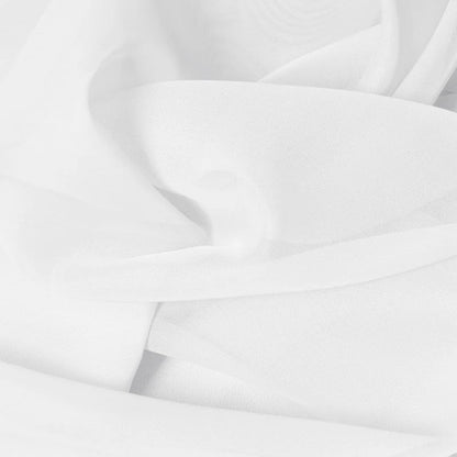 Perdea 140 x 280 cm, model uni, cu rejansa si bride, alb