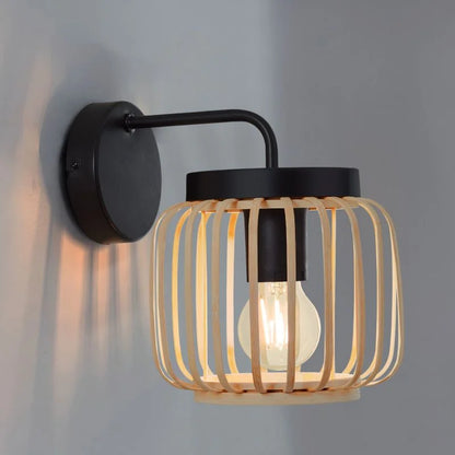 Aplica Inspire Pecan, 1 x E27, 50W, bej bambus