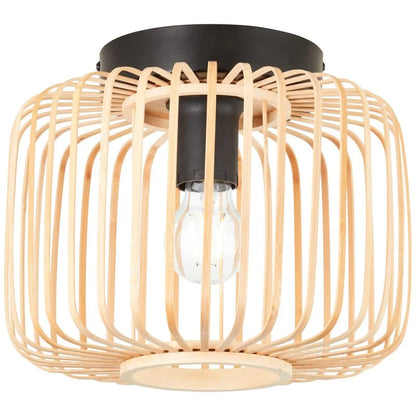 Plafoniera Inspire Pecan, 1 x E27, 50W, bej bambus