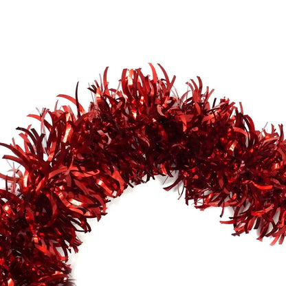 Beteala brad ondulata, PVC, Ø 10 cm, lungime 2 m, rosu