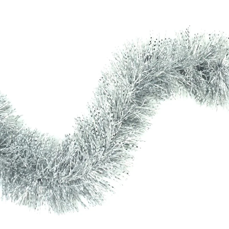 Beteala brad, PVC, Ø 10 cm, lungime 2 m, argintiu