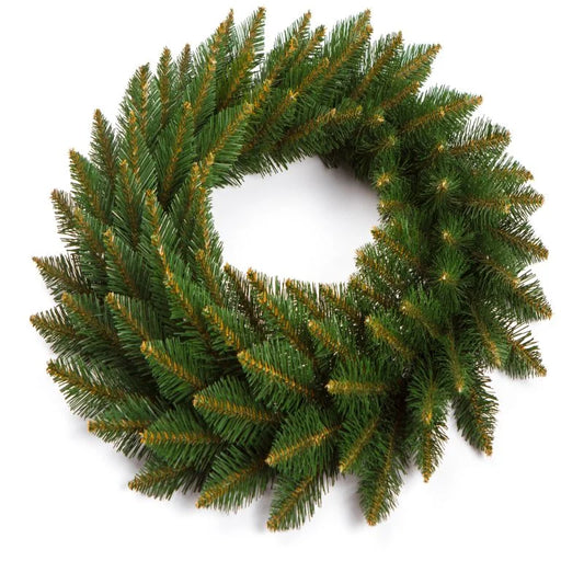 Coronita de Craciun, din brad artificial, Ø 40 cm, verde