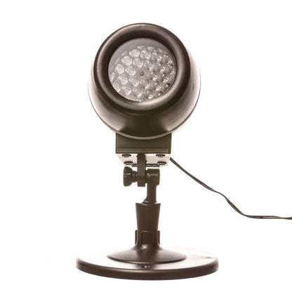 Proiector LED Lumineo, cu model fulgi de zapada si ninsoare, electric, lumina alb rece