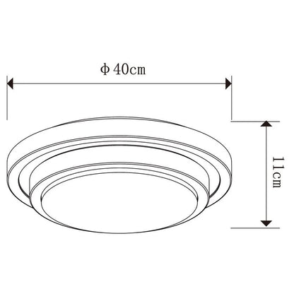 Plafoniera LED Diamond, 2600 lm, dimabil, CCT, cu telecomanda, D40 cm, dublu
