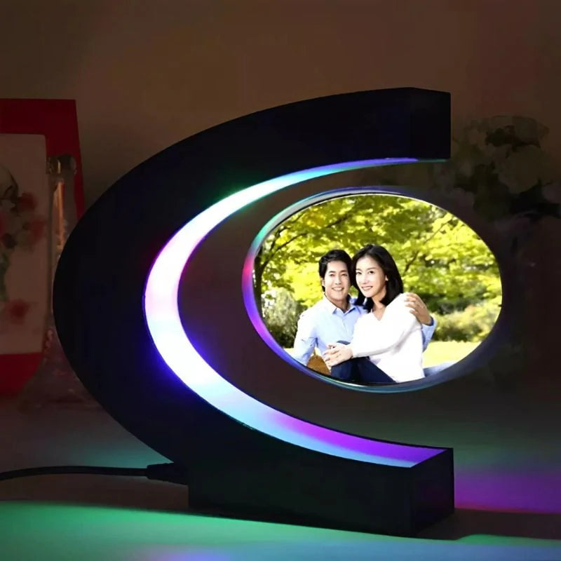 Rama foto, Planet Fun, magnetica levitanta, luminata cu leduri