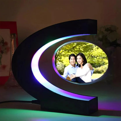 Rama foto, Planet Fun, magnetica levitanta, luminata cu leduri