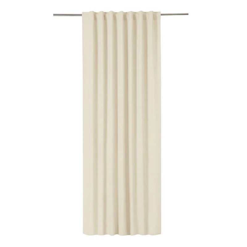 Draperie opaca Luce, 210 x 280 cm, cu rejansa si bride ascunse, uni, crem