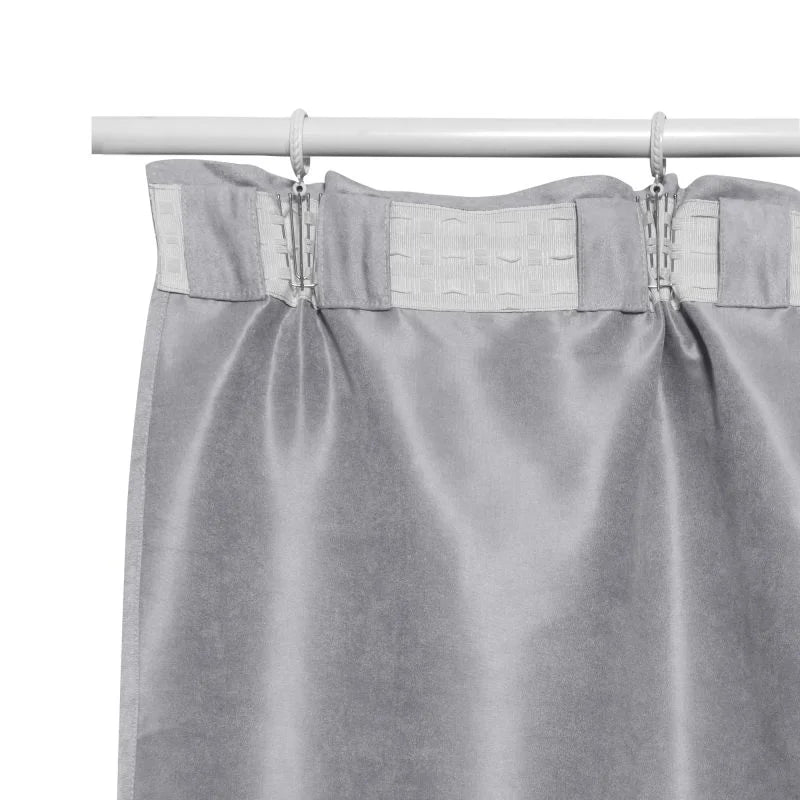 Draperie opaca, Inspire New Manchester, 200 x 280 cm, cu bride, gri