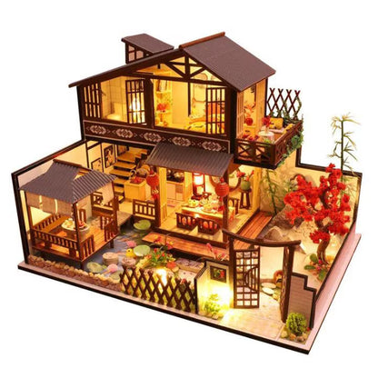Joc interactiv, educational, macheta, casa de asamblat, miniatura, Casa cu cires, DIY, 12 ani+, multicolor