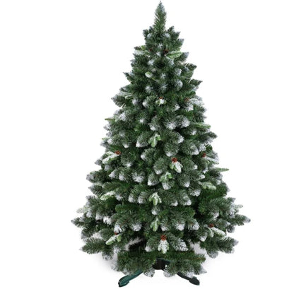 Brad artificial Nordmann, aspect nins, inaltime 220 cm, verde
