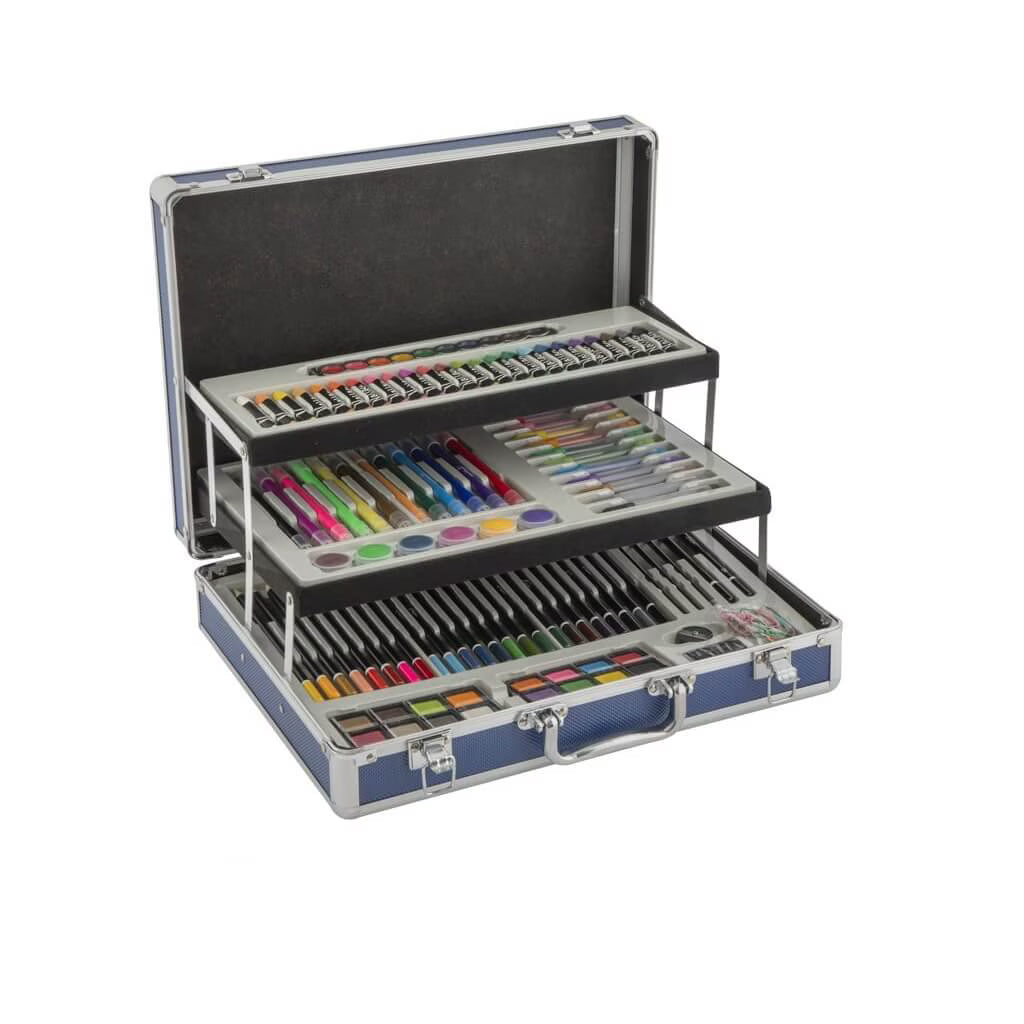 Set pictura si desen 139 piese in cutie metalica Nassau Fine Art