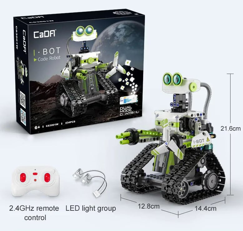Set constructie robot Cadfi TY126634, 434 piese, 6 ani+