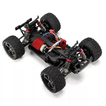 Masina cu telecomanda JJRC 1631 albastra 4WD 1:16 2.4G viteza maxima ~50 km/h acumulator 7.4V 1500 mAh Li-Ion autonomie ~25min