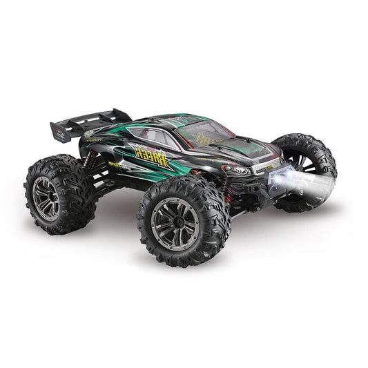 Masina cu telecomanda JJRC 9138 verde 4WD 1:16 2.4G viteza maxima ~36km/h acumulator 7.4V 500 mAh Li-Ion autonomie ~15min