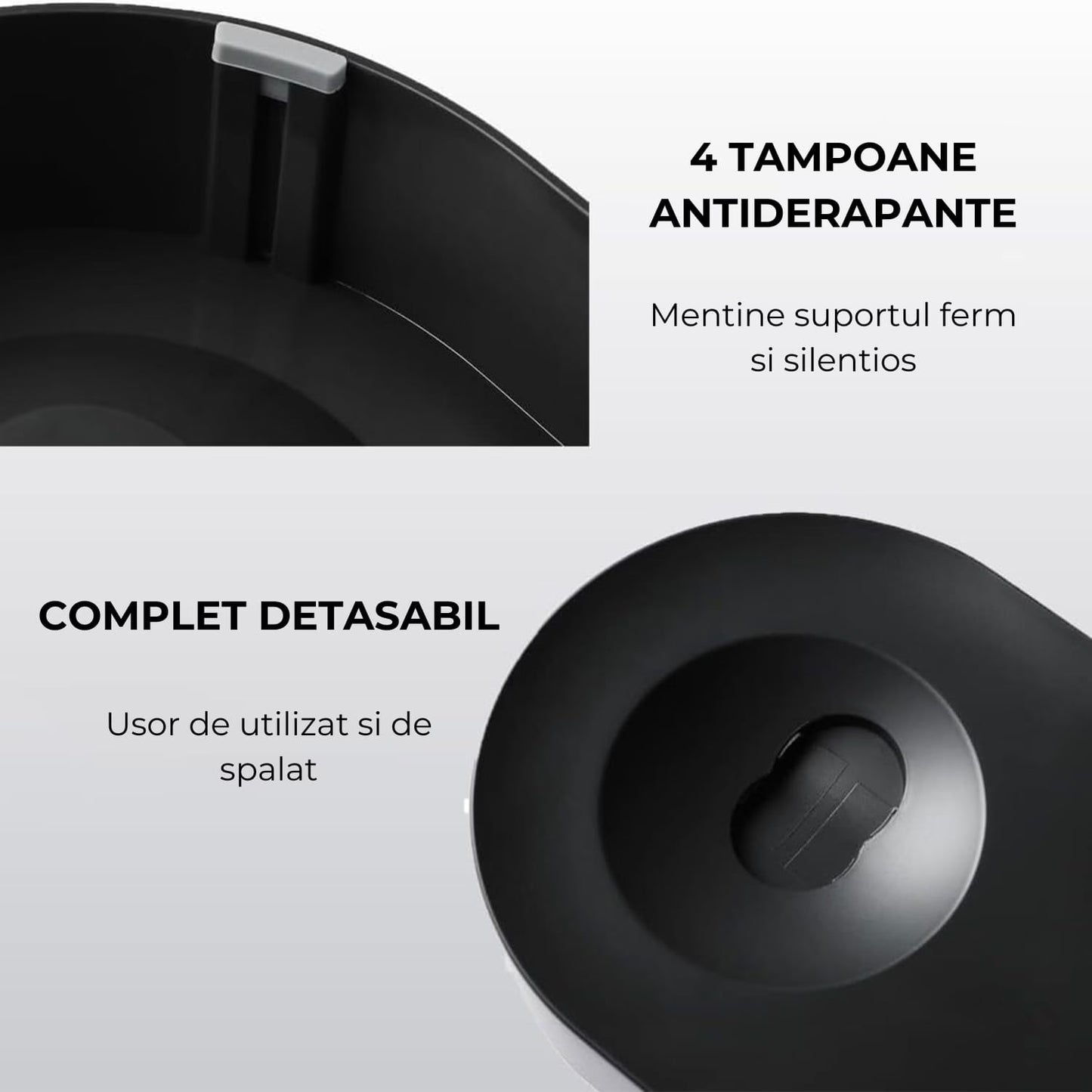 Set Boluri Inalte Elindor din Otel Inoxidabil, Antiderapante, pentru Caini si Pisici