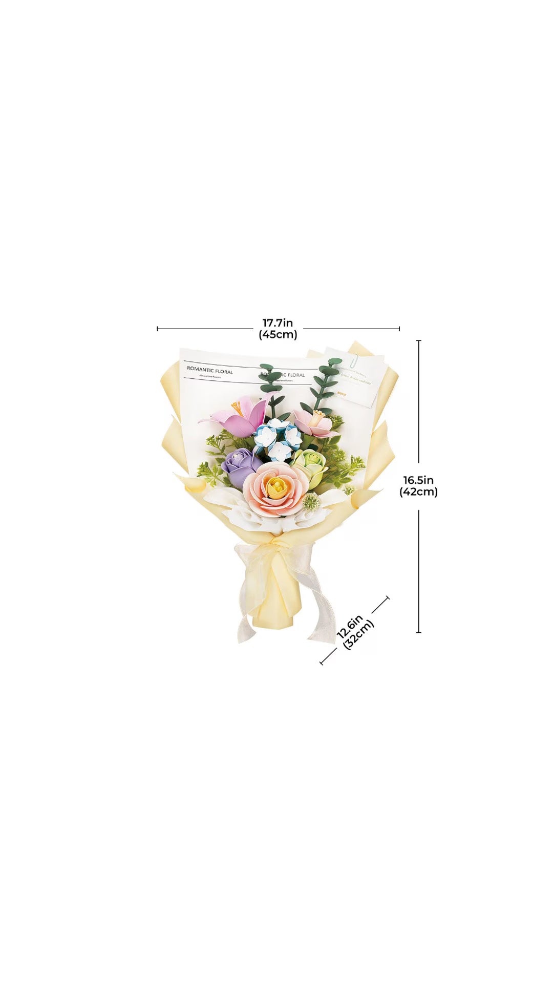 Puzzle 3D, Buchet de primavara, 165 piese