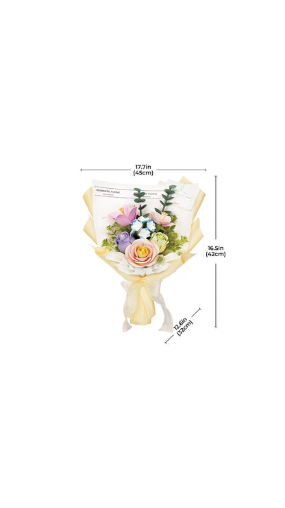 Puzzle 3D, Buchet de primavara, 165 piese