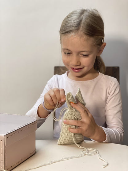 Joc creativ de crosetat iepuras, Egmont Toys