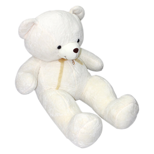 Jucarie de plus, Urs gigant, Inaltime 160 cm, Alb perlat