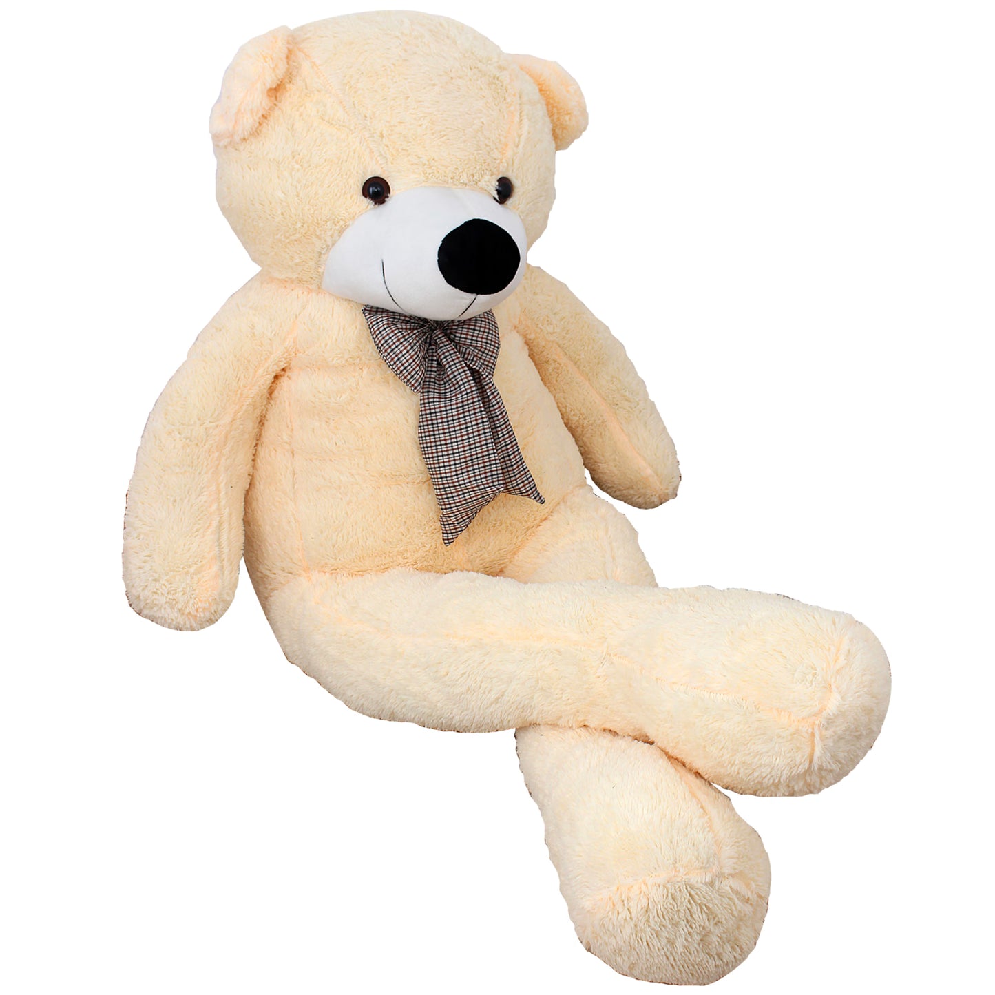 Jucarie de plus, Urs gigant, Inaltime 180 cm, Crem