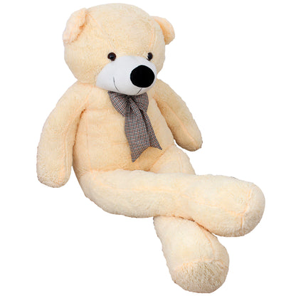 Jucarie de plus, Urs gigant, Inaltime 180 cm, Crem