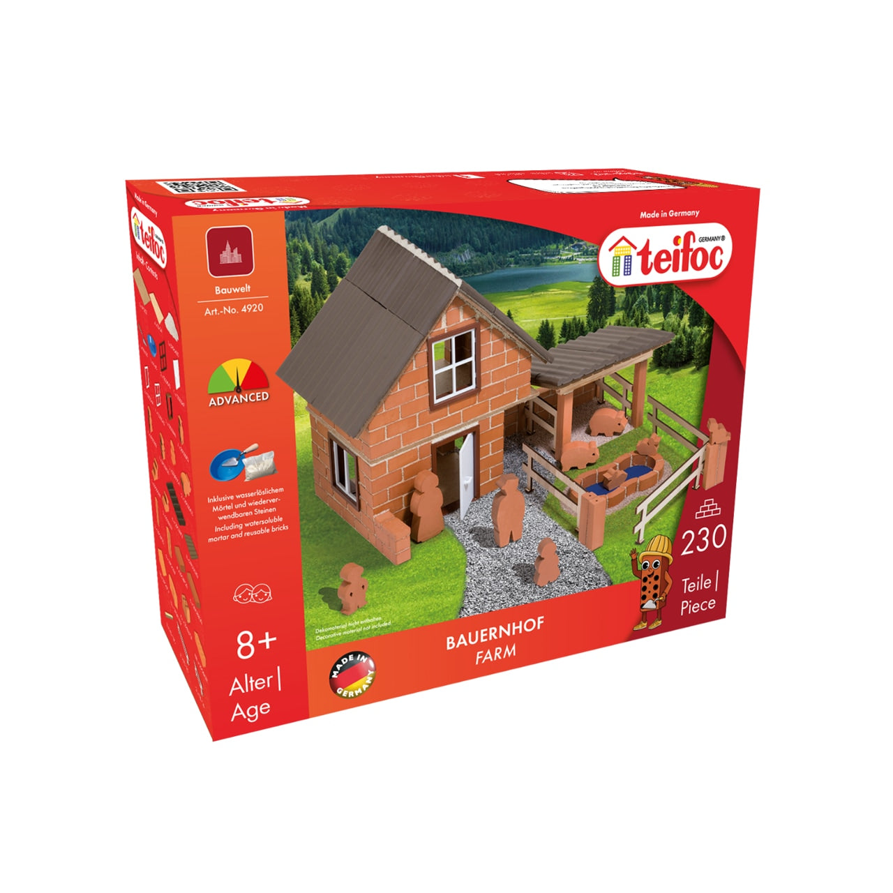 Set de construit din caramizi in miniatura - Ferma