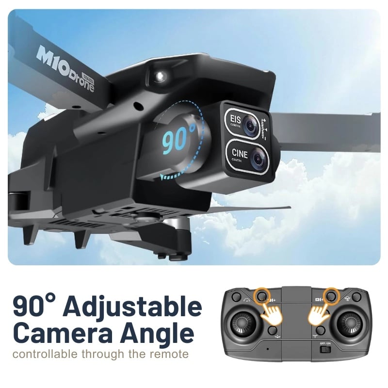 Drona cu 2 camere iUni M10, Wi-Fi FPV, Pliabila, Transmisie live pe telefon