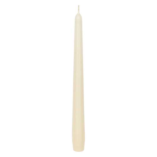 Lumanare decorativa, conica, ivory, 24,5 cm