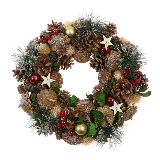 Coronita Craciun, multicolor, 32 cm