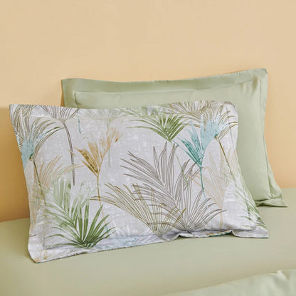Lenjerie de pat poliester, Caressa, 2 persoane, multicolor, set 6 piese