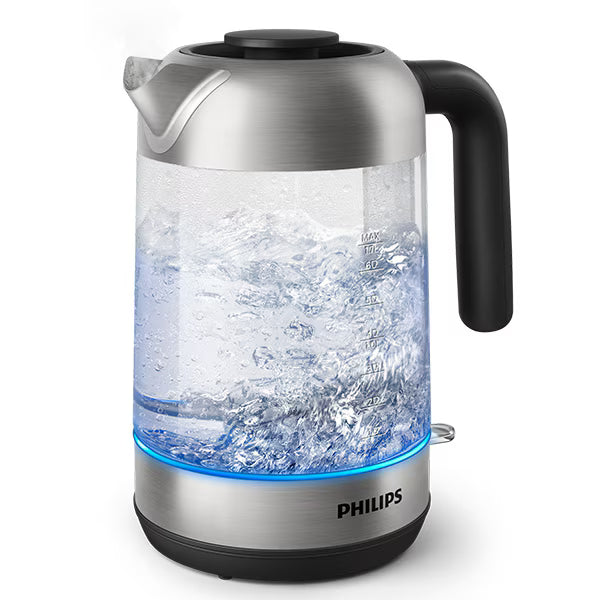 Fierbator apa PHILIPS Series 5000 HD933980, 1.7l, 2200W, argintiu-negru