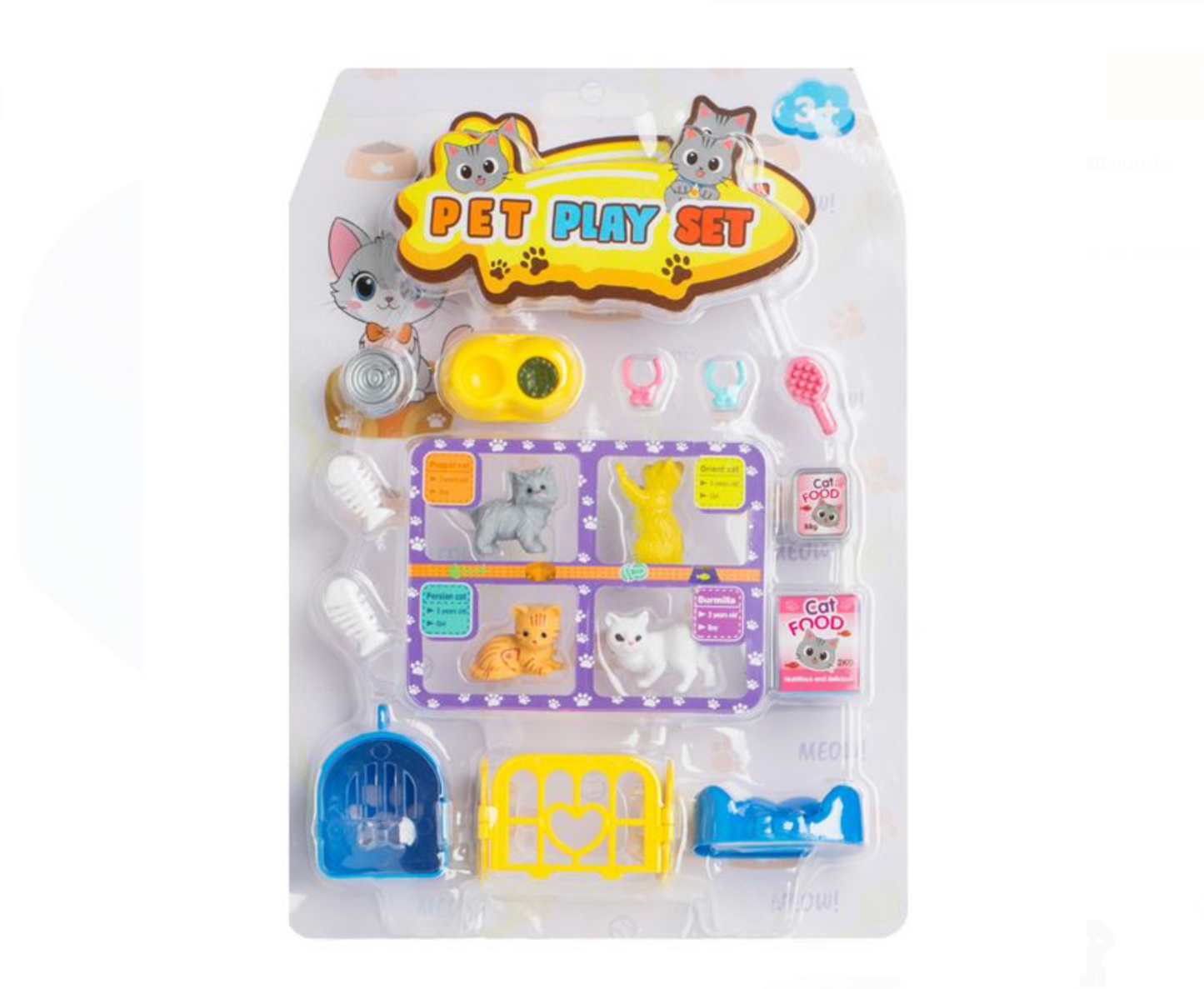Playset cu Pisici Casa & Accesorii