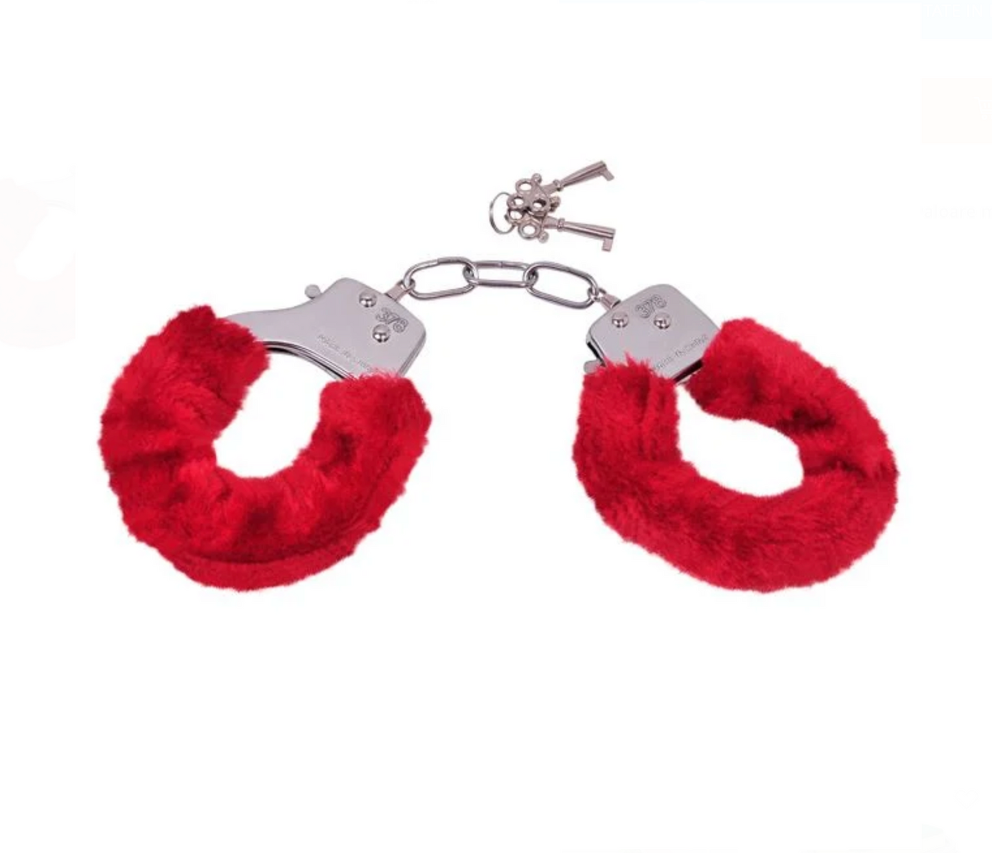 Catuse Metalice cu Puf Rosu